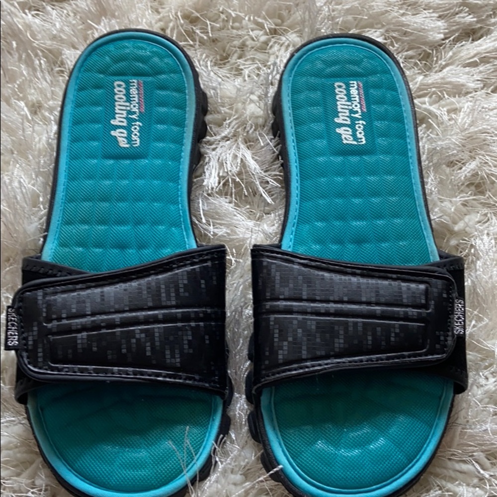 Sketchers Memory Foam+Cooling gel slides